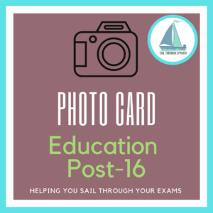 Photo Card: Education Post-16