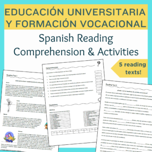 Spanish Reading Comprehension - educacion universitaria