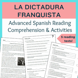 Spanish Reading Comprehension - La dictadura franquista