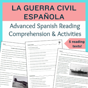 Spanish Reading Comprehension - La guerra civil