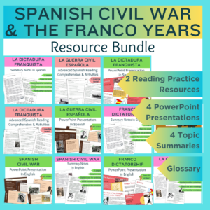 Spanish civil war and Franco years bundle