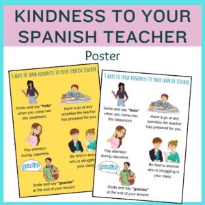Kindness to Spanish teacher